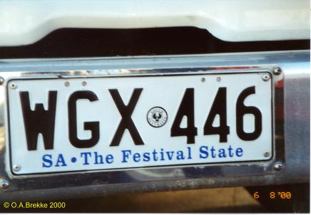 South Australia former normal series WGX 446.jpg (23 kB)