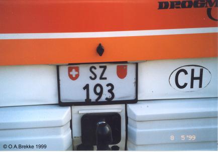 Switzerland normal series rear plate SZ 193.jpg (17 kB)