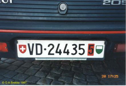 Switzerland temporary series rear plate VD·24435.jpg (22 kB)