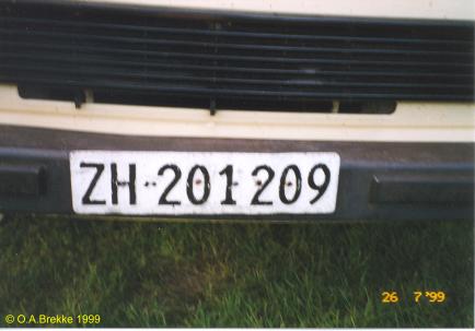 Switzerland normal series former style front plate ZH·201209.jpg (19 kB)