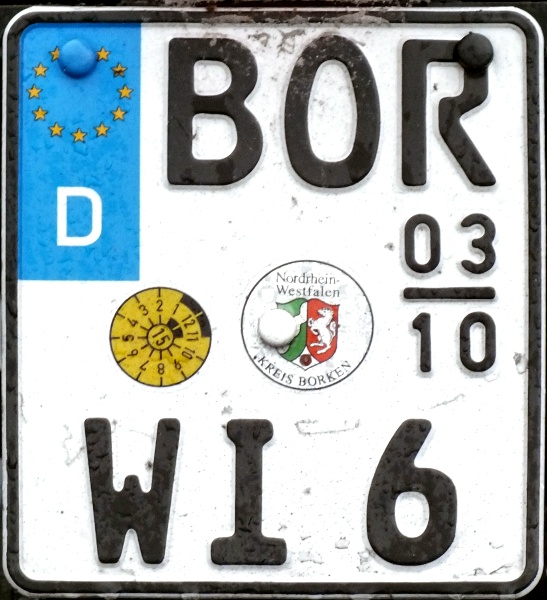 Germany seasonal motorcycle plate close-up BOR WI 6.jpg (137 kB)