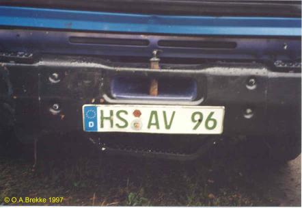 Germany road tax free series HS AV 96.jpg (18 kB)