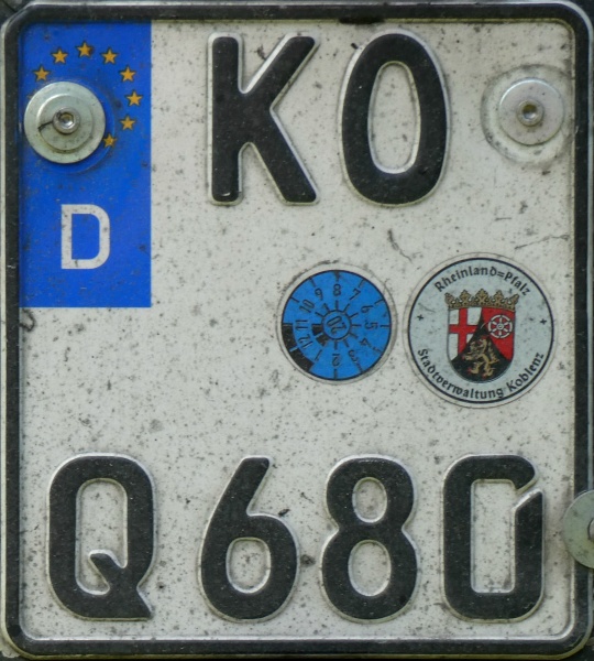 Germany normal series motorcycle close-up KO Q 680.jpg (172 kB)