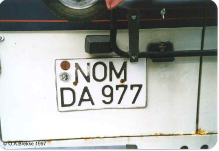 Germany normal series former style NOM-DA 977.jpg (18 kB)
