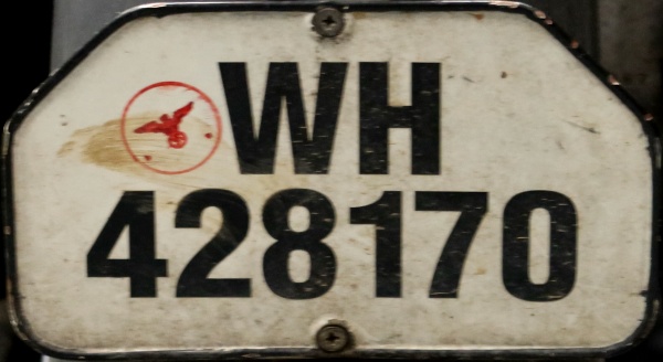 Germany former normal series motorcycle rear plate close-up WH-428170.jpg (81 kB)