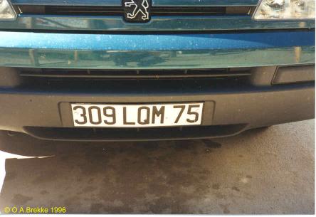 France former normal series front plate 309 LQM 75.jpg (22 kB)