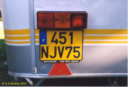France former normal series rear plate 451 NJV 75.jpg (24 kB)