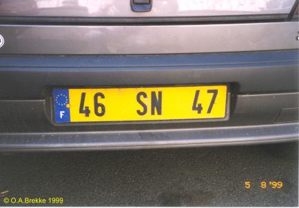 France former normal series rear plate 46 SN 47.jpg (20 kB)