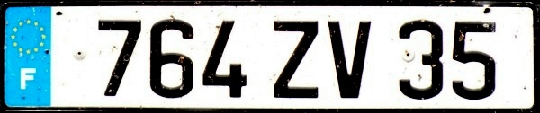 France former normal series front plate close-up 764 ZV 35.jpg (38 kB)