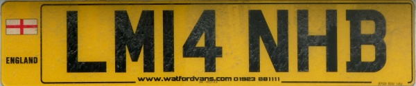 Great Britain normal series rear plate close-up LM14 NHB.jpg (66 kB)