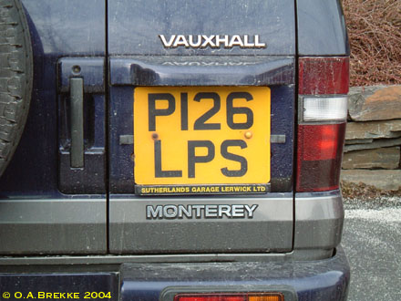 Great Britain former normal series rear plate P126 LPS.jpg (45 kB)
