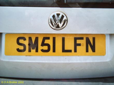 Great Britain normal series rear plate SM51 LFN.jpg (19 kB)