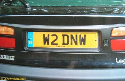 Great Britain former personalised series rear plate W2 DNW.jpg (26 kB)