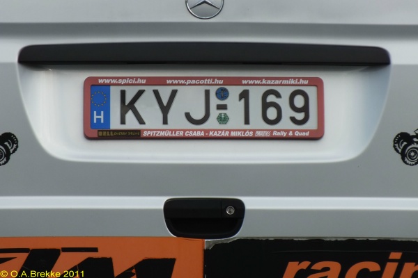 AA FB-572, Volkswagen Beetle , license plates of Hungary