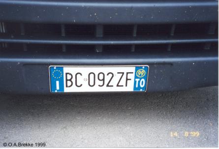 Italy normal series front plate BC 092 ZF.jpg (20 kB)