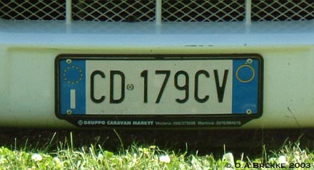 Italy normal series front plate CD 179 CV.jpg (25 kB)