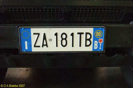 Italy normal series front plate ZA 181 TB.jpg (59 kB)