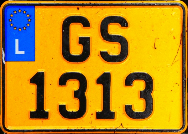 Luxembourg personalised within the normal series motorcycle close-up GS 1313.jpg (151 kB)