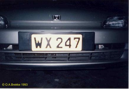 Luxembourg former normal series front plate WX 247.jpg (18 kB)