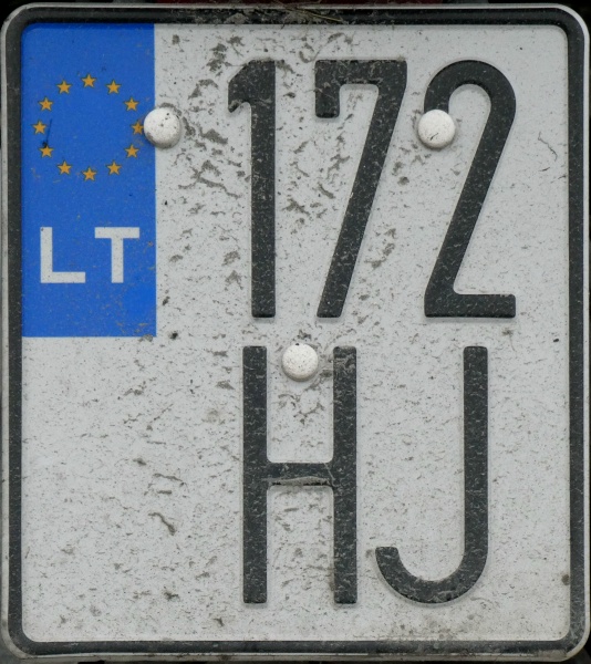 Lithuania motorcycle series former optional plate style close-up 172 HJ.jpg (183 kB)