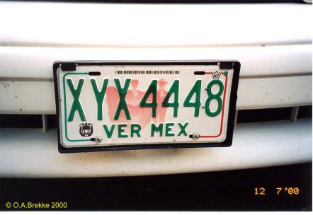 Mexico Veracruz former normal series XYX 4448.jpg (21 kB)