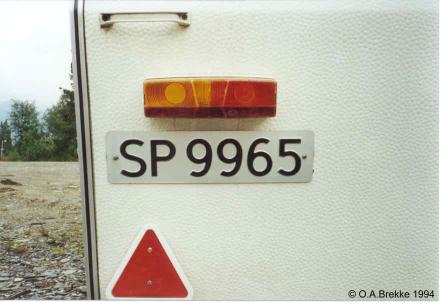 Norway four numeral series former style SP 9965.jpg (23 kB)
