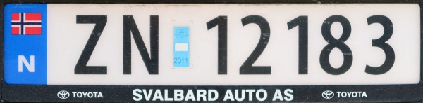 Svalbard registration imported to mainland Norway former style ZN 12183.jpg (53 kB)