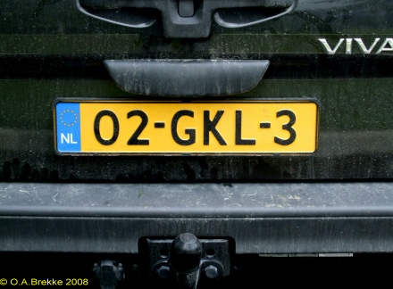 dutch license plates