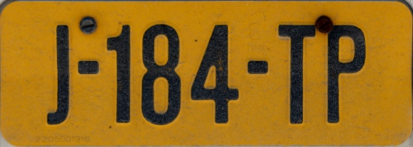 G-886-HJ, Suzuki Jimny , License plate of the Netherlands