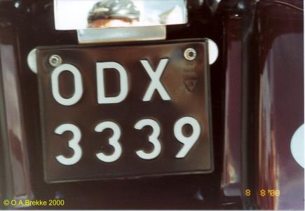 Poland normal series motorcycle ODX 3339.jpg (18 kB)