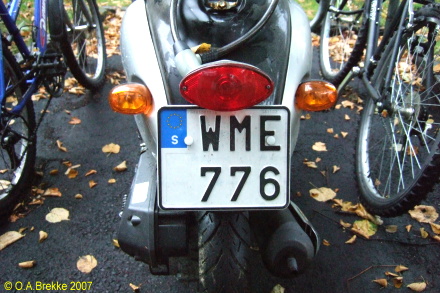 Sweden normal series moped former style WME 776.jpg (95 kB)