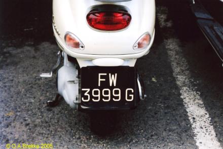 Singapore former motorcycle series rear FW 3999 G.jpg (23 kB)
