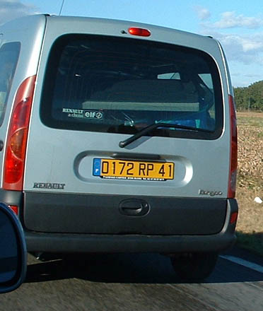France former normal series rear plate 0172 RP 41.jpg (28 kB)