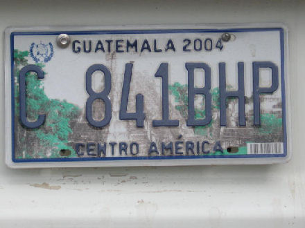 Guatemala normal series former style C 841 BHP.jpg (37 kB)