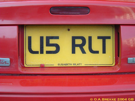 Great Britain former personalised series rear plate L15 RLT.jpg (32 kB)