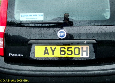 Alderney normal series rear plate AY 650.jpg (74 kB)