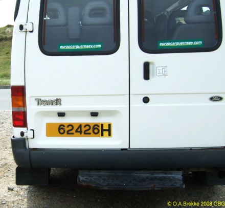 Guernsey normal series rear plate hire car 62426.jpg (61 kB)