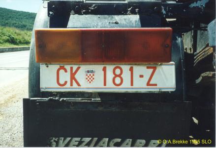 Croatia abnormal vehicle series former style ČK 181-Z.jpg (22 kB)