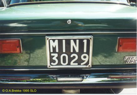 Italy former normal series rear plate MI N13029.jpg (25 kB)