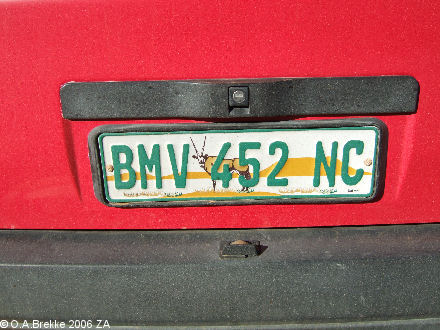 South Africa Northern Cape normal series BMV 452 NC.jpg (49 kB)