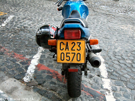 South Africa Western Cape normal series former style motorcycle CA 230570.jpg (65 kB)