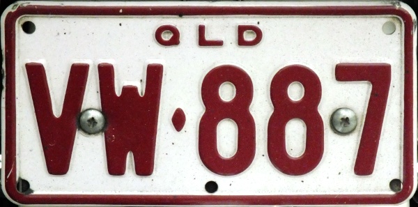Australia Queensland former motorcycle series close-up VW·887.jpg (84 kB)