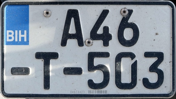 Bosnia and Herzegovina normal series motorcycle close-up A46-T-503.jpg (105 kB)