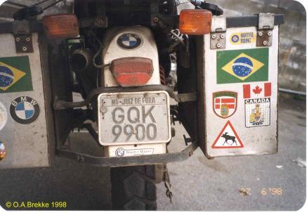 Brazil former normal series motorcycle GQK 9900.jpg (26 kB)