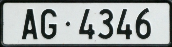 Switzerland normal series front plate close-up AG·4346.jpg (63 kB)
