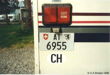 Switzerland normal series rear plate AI 6955.jpg (24 kB)