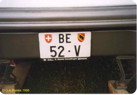 Switzerland former rental car series rear plate BE 52·V.jpg (18 kB)