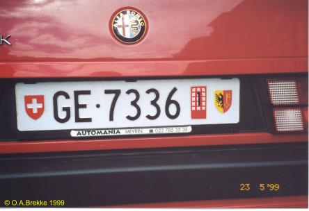 Switzerland temporary series rear plate GE·7336.jpg (20 kB)