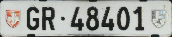 Switzerland normal series rear plate GR·48401.jpg (65 kB)