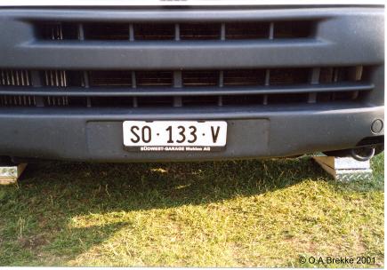 Switzerland former rental car series front plate SO·133·V.jpg (29 kB)